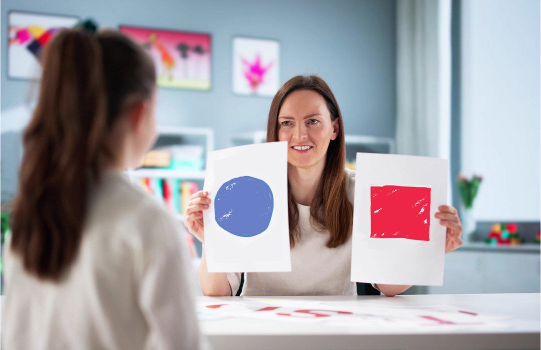 Clinician treating ADHD in an adult using objective measures